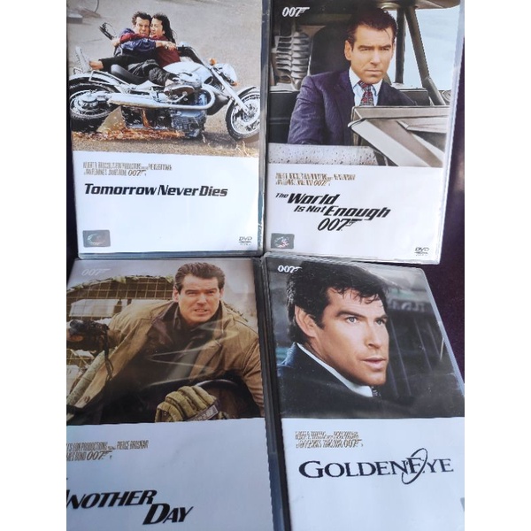 DVD Pierce Brossnan007, 4 movies James Bond 007 ดีวีดีเพียซ บรอซแนน เจมส์บอนด์007 4 ภาค ดีวีดีกล่องข