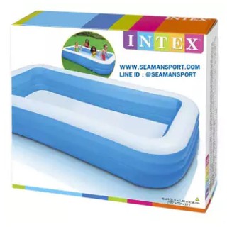 Intex 58484 สระว่ายน้ำเป่าลม สีฟ้า