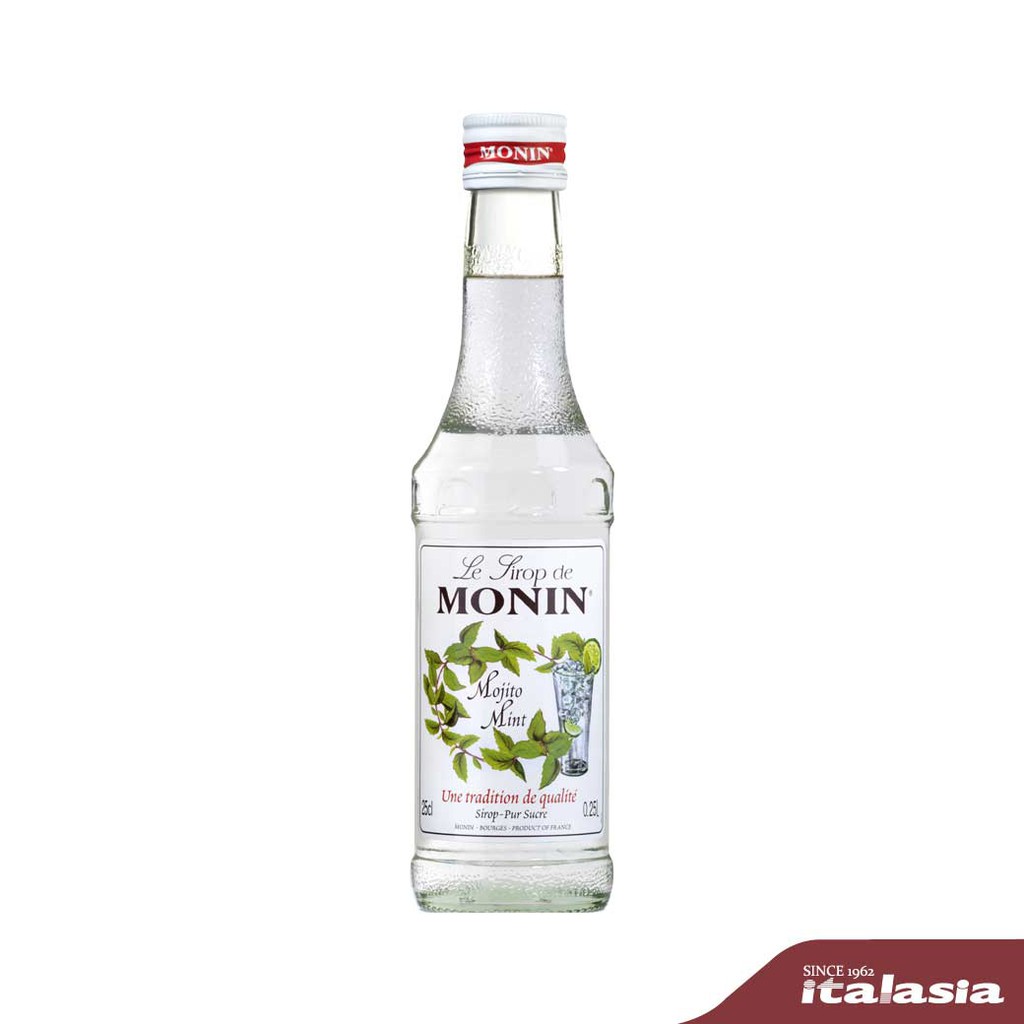 MONIN Mojito Mint Syrup 250 ML. | โมนิน โมจิโต้ มิ้นท์ ไซรัป 250 มล.