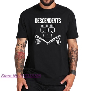 เสื้อยืดผ้าฝ้ายพิมพ์ลายการ์ตูน Descendents Milo สไตล์พังก์ร็อคผู้ชายS-5XL