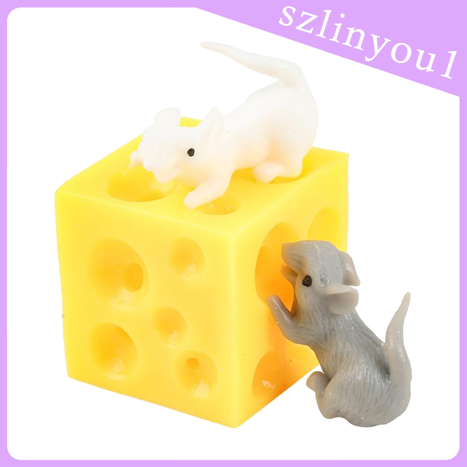 mouse and cheese fidget toy