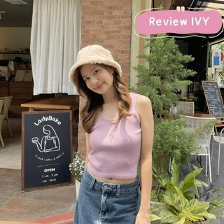 💕ivy หมวกบัคเก็ต ขนนุ่ม (B66) หมวกแฟชั่นสำหรับผู้หญิง