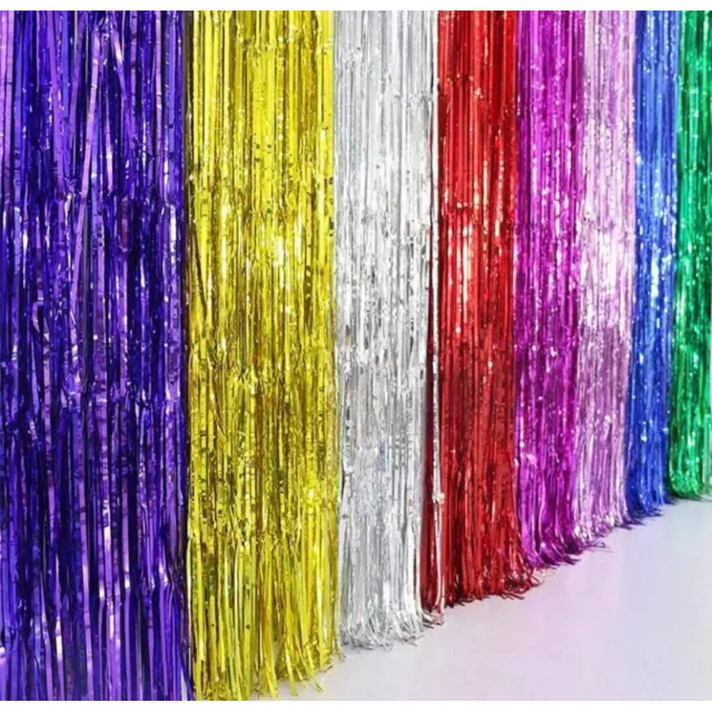 ขายส่งม่านฟอยล์ ม่านฟอยล์ แบบเงา คละสี ม่านทำฉาก  ตกแต่งงานปาร์ตี้ กาวในตัว ขนาด กว้าง1เมตร สูง2เมตร