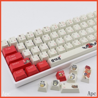 Apc Keycaps Pbt Keycap 108 คีย์ Oem คีย์บอร์ดมืออาชีพญี่ปุ่น OEM Profile Japanese Izakaya Keycaps