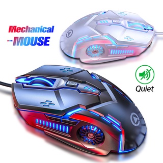 เมาส์เกมมิ่ง มีไฟ รุ่น G5 เม้าส์ Optical เมาส์แบบมีสาย Mouse Wired Mouse 6D 4-Speed DPI RGB Gaming Mouse