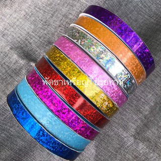 ริบบิ้นเลเซอร์ลายเพชร ตราระฆัง เบอร์ 2 ความยาว 50 หลา