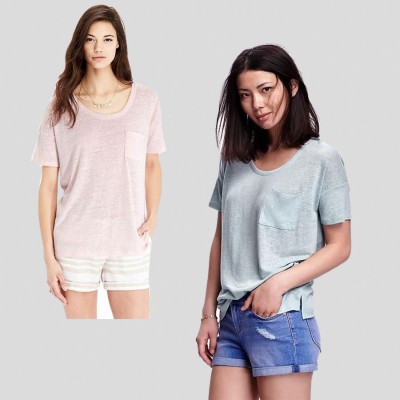 Ont35 เสื้อยืดผ้าลินิน แฟนหนุ่ม