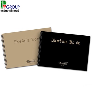 MasterArt Sketchbook SP104 สมุดสเก็ตซ์ริมลวด 100แกรม 50แผ่น/เล่ม