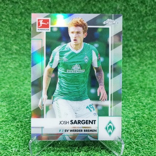 ขาย การ์ด Topps Chrome Bundesliga 2020-21 Josh Sargent Refractor Werder Bremen การ์ดฟุตบอล การ์ดนักฟุตบอล Cards Swapper