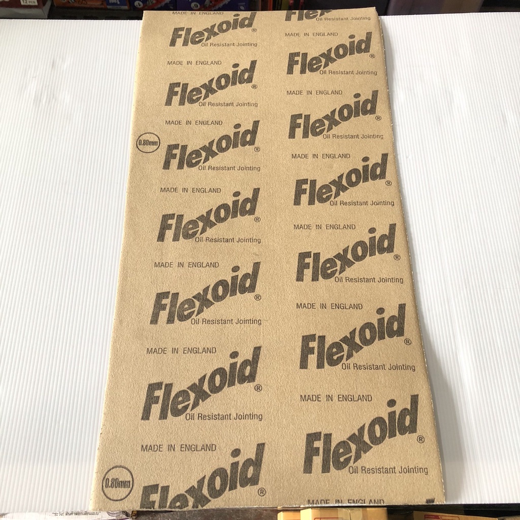 ปะเก็นหนัง ปะเก็นกระดาษ หนา 0.8mm Flexoid England (ของแท้) ปะเก็นน้ำมัน ประเก็น กระดาษประเก็น ประเก็นฝาสูบ ประเก็นกระดาษ - รูปที่ 2