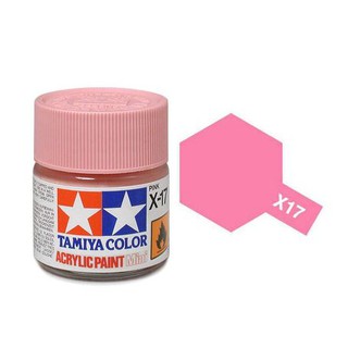 สีสูตรน้ำทามิย่า Tamiya Acrylic X17 Pink 10ml