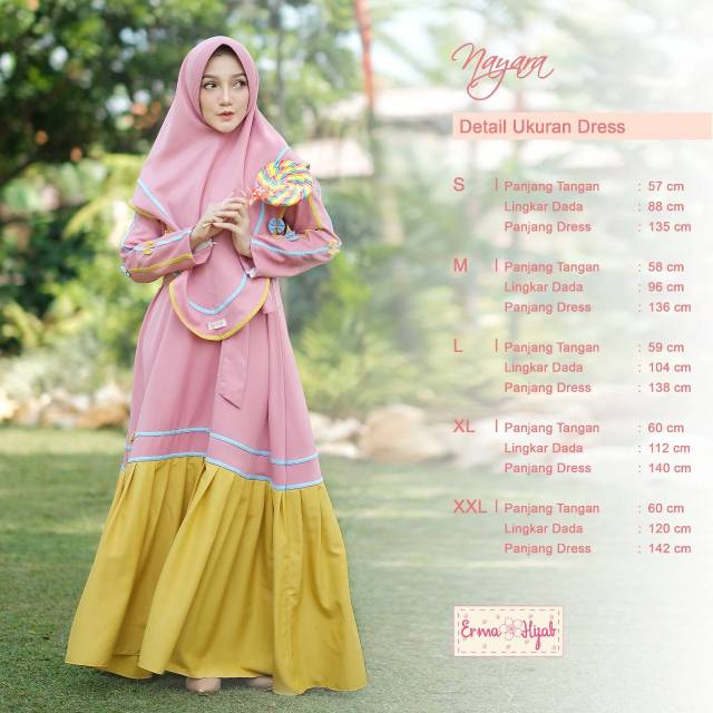 Nayara Set Dress by Ermahijab