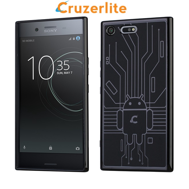 เคส สำหรับ Sony Xperia XZ Premium Cruzerlite Bugdroid Circuit : Black