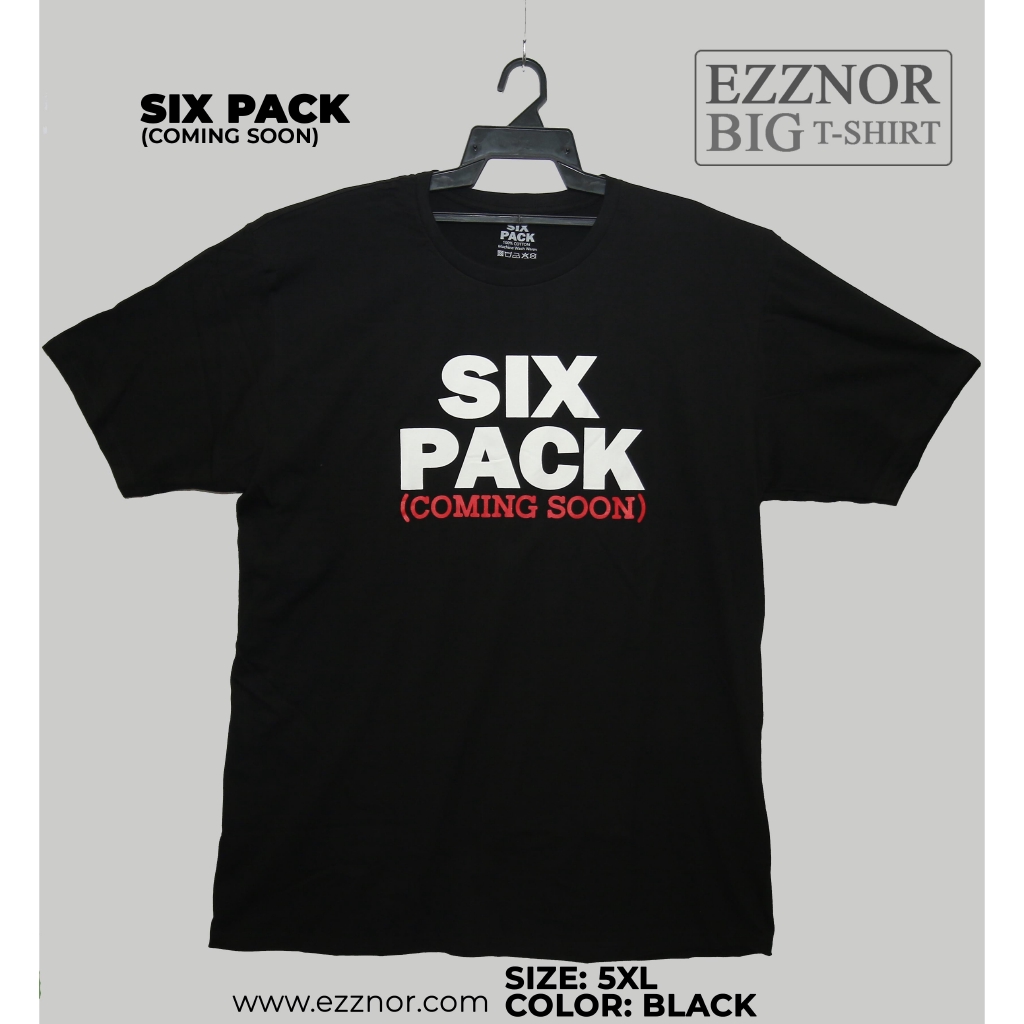 Six Pack (เสื้อยืดไซส์ใหญ่) 5XL