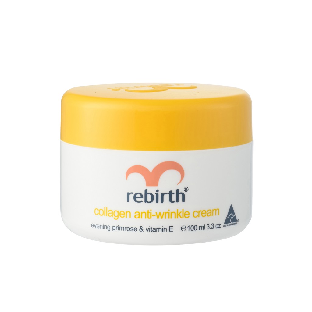 💛✨ ครีมคอลลาเจน รีเบิร์ท Rebirth Collagen Anti-Wrinkle Cream with EPO & Vit E ขนาด 100 ml แท้ 💯%‼️