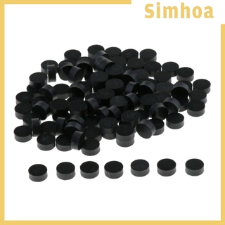 [SIMHOA] 100/Pack Acrylic Guitar Fingerboard Dot Inlay Dots Black/White Guitar Parts