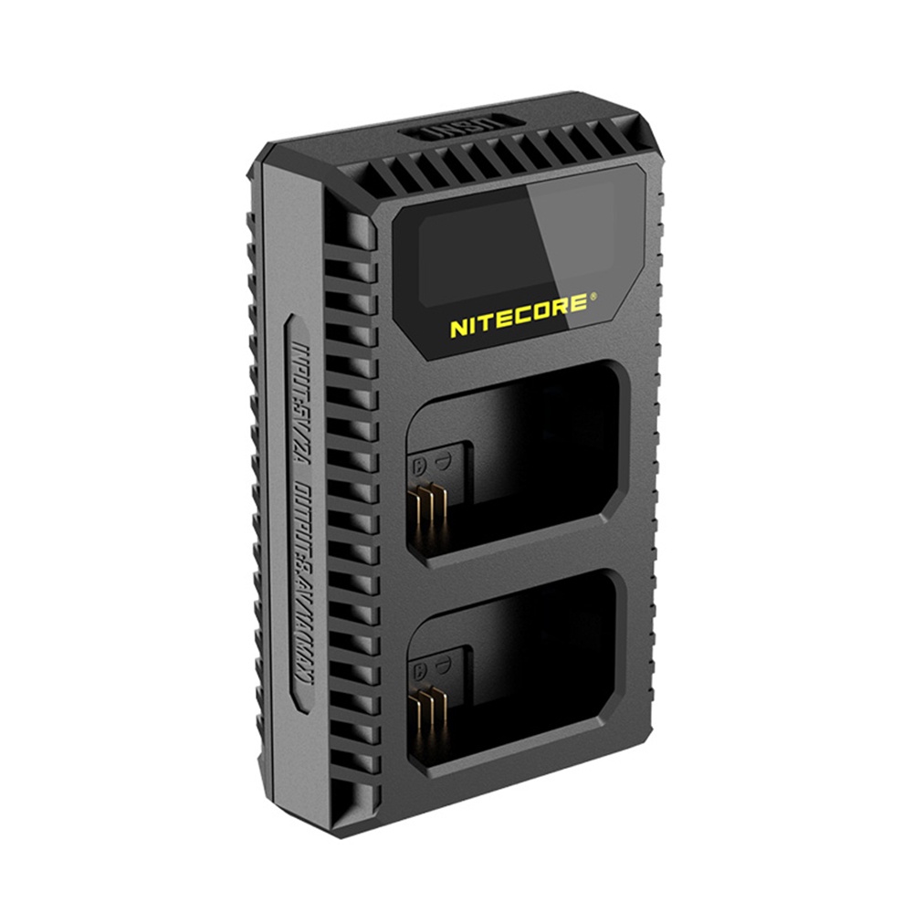Nitecore USN1 Digital Dual Slot Travel Camera Charger For Sony NP FW50