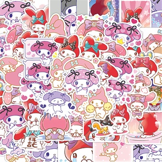 110 ชิ้น / ชุด ❀ มายเมโลดี้ สติกเกอร์ Sanrio ❀ สติกเกอร์ Doodle แฟชั่น กันน้ํา DIY