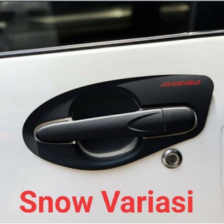 แพ็กเกจด้านนอก พร้อมที่จับพิเศษ Black doff All new avanza In 2012-2020