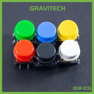 [Gravitechthai] Momentary Push Button Switches - 12mm Square 6 colors