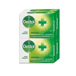 Dettol เดทตอล สบู่ก้อนแอนตี้แบคทีเรีย 60-65 กรัม