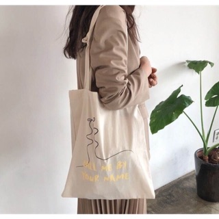 ♡พร้อมส่ง call me tote bag♡