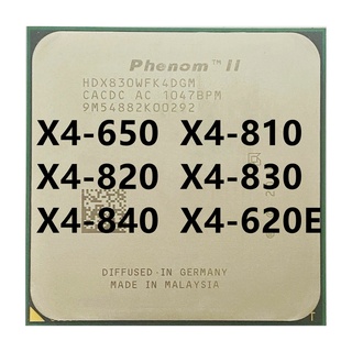 ซ็อกเก็ตโปรเซสเซอร์ CPU Phenom X4-650 X4-810 X4-820 X4-830 X4-840 X4-850 AM3