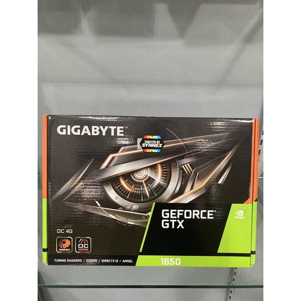 การ์ดจอเล่นเกม NVIDIA GEFORCE GTX 1650 OC 4GB Gigabyte มีของพร้อมส่งด่วน