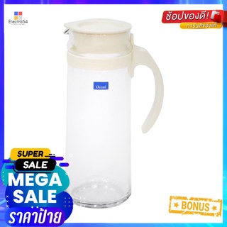 เหยือกน้ำ OCEAN PATIO 1.265 ลิตร สีขาวPITCHER OCEAN PATIO 1.265L GLASS WHITE