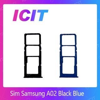 Samsung A02 อะไหล่ถาดซิม ถาดใส่ซิม Sim Tray (ได้1ชิ้นค่ะ) สินค้าพร้อมส่ง คุณภาพดี อะไหล่มือถือ ICIT 2020