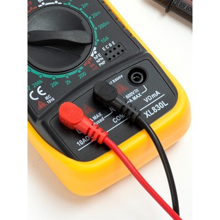 เครื่องมือวัดกระแสไฟฟ้า วัดไฟ วัดค่าไฟ พร้อมจอ LCD Digital Multimeter