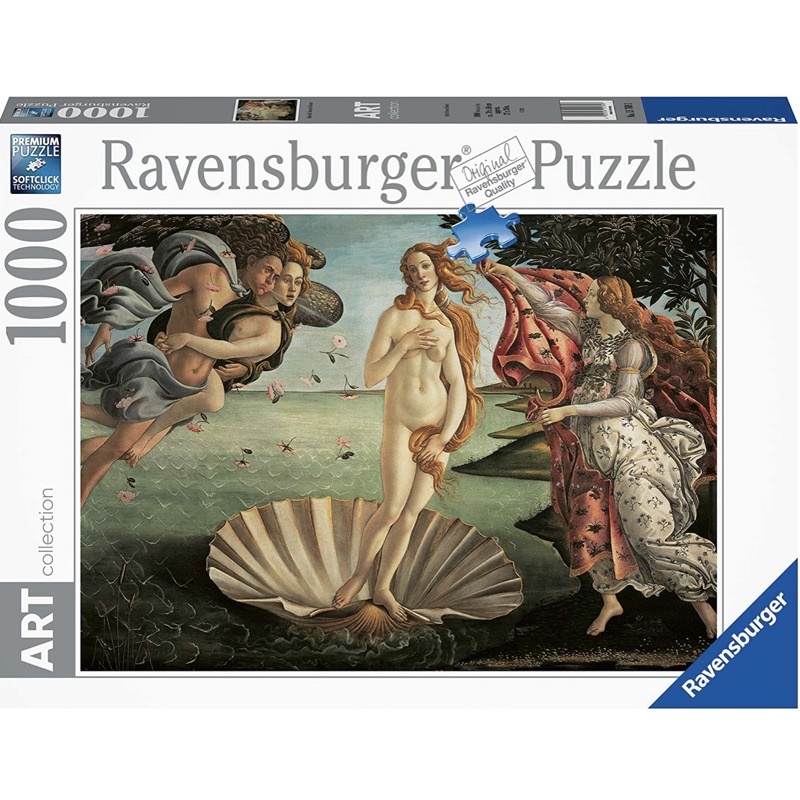 พร้อมส่ง-จิ๊กซอว์ Art Museum Birth of venus Ravensburger jigsaw puzzle 1000 ชิ้น