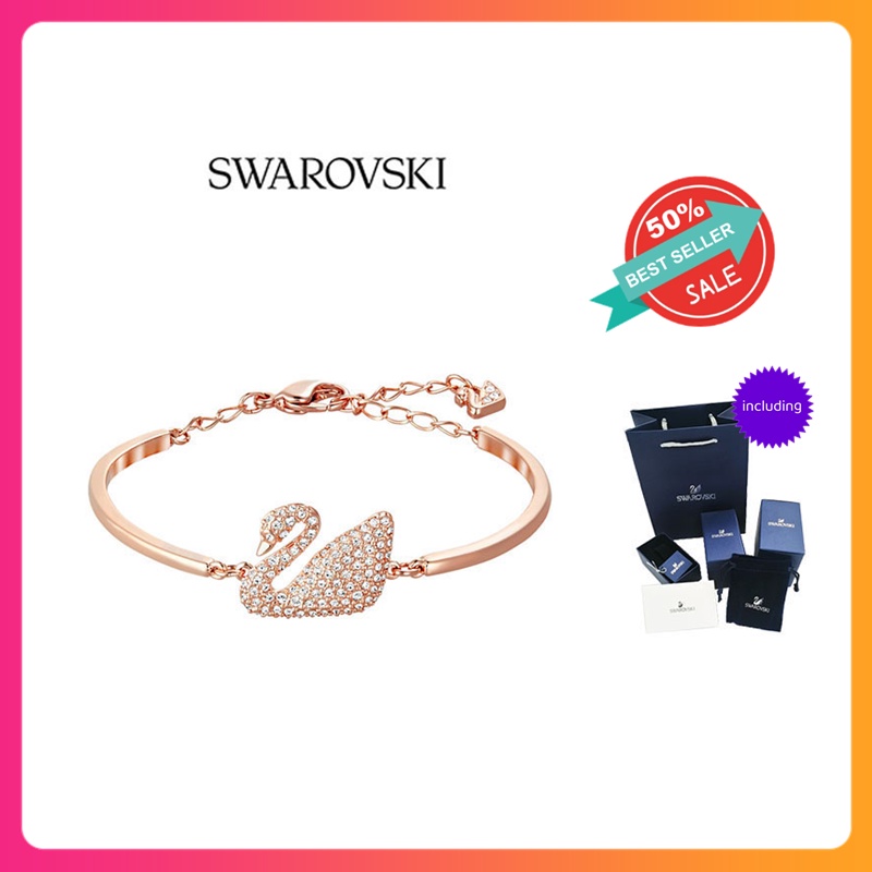 Infinity Jewelry สร้อยข้อมือ กำไลมือผู้หญิง swarovski กำไลข้อมือ swarovski กำไล กำไลข้อมือ Swarovski ทรงหงส์ สวารอฟส ของ