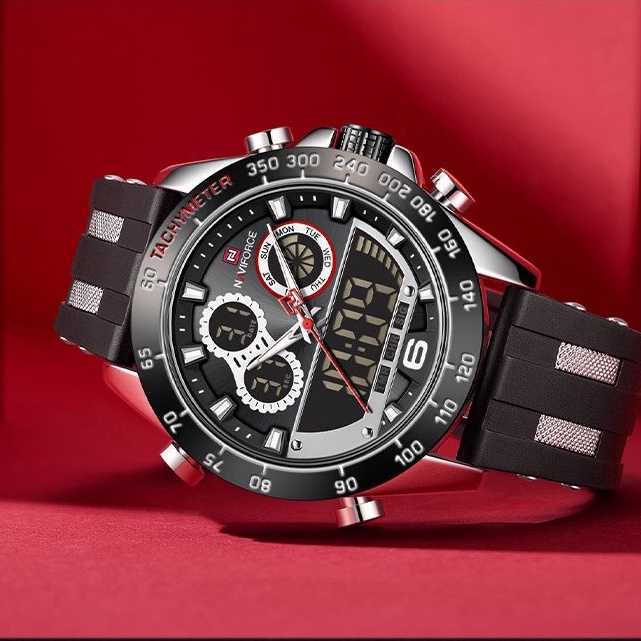 ประกันศูนย์ไทย 1 ปี นาฬิกา Naviforce รุ่น NF9188t นาฬิกาข้อมือผู้ชายหรูหรา