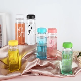 AD159_Shop✅My bottle ขวดน้ำพลาสติก คละสี กระบอกใส่น้ำ 500 ml💯/ราคาถูก