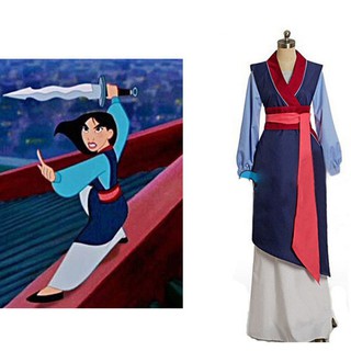 cp75.1 ชุดมู่หลาน Mulan Disney ชุดเจ้าหญิงดีสนีย์ มู่หลาน มู่หลานผู้ใหญ่