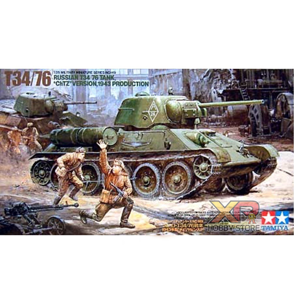 [Tamiya] 1/35 : Russian T-34/76 ChTZ 1943 WWII (TA 35149)