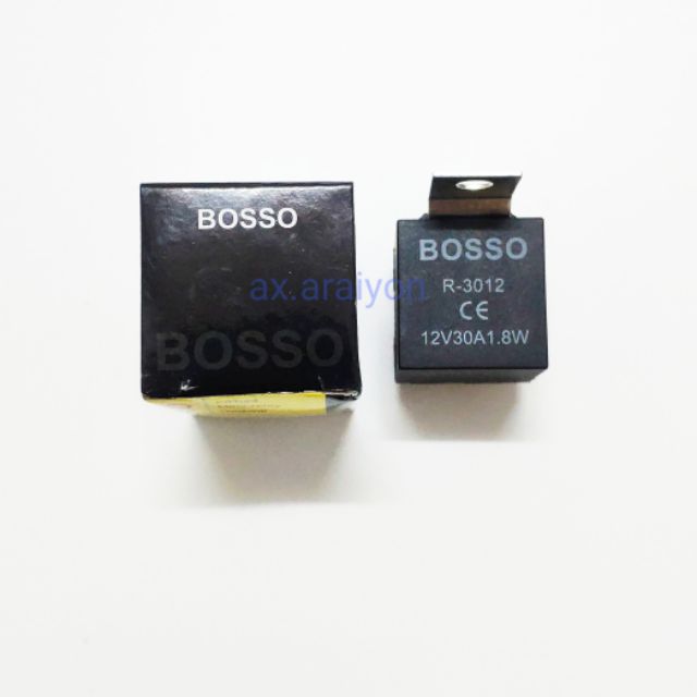 รีเรย์ไฟหน้า,รีเรย์แตร 5ขา 12V BOSSO 1ตัว