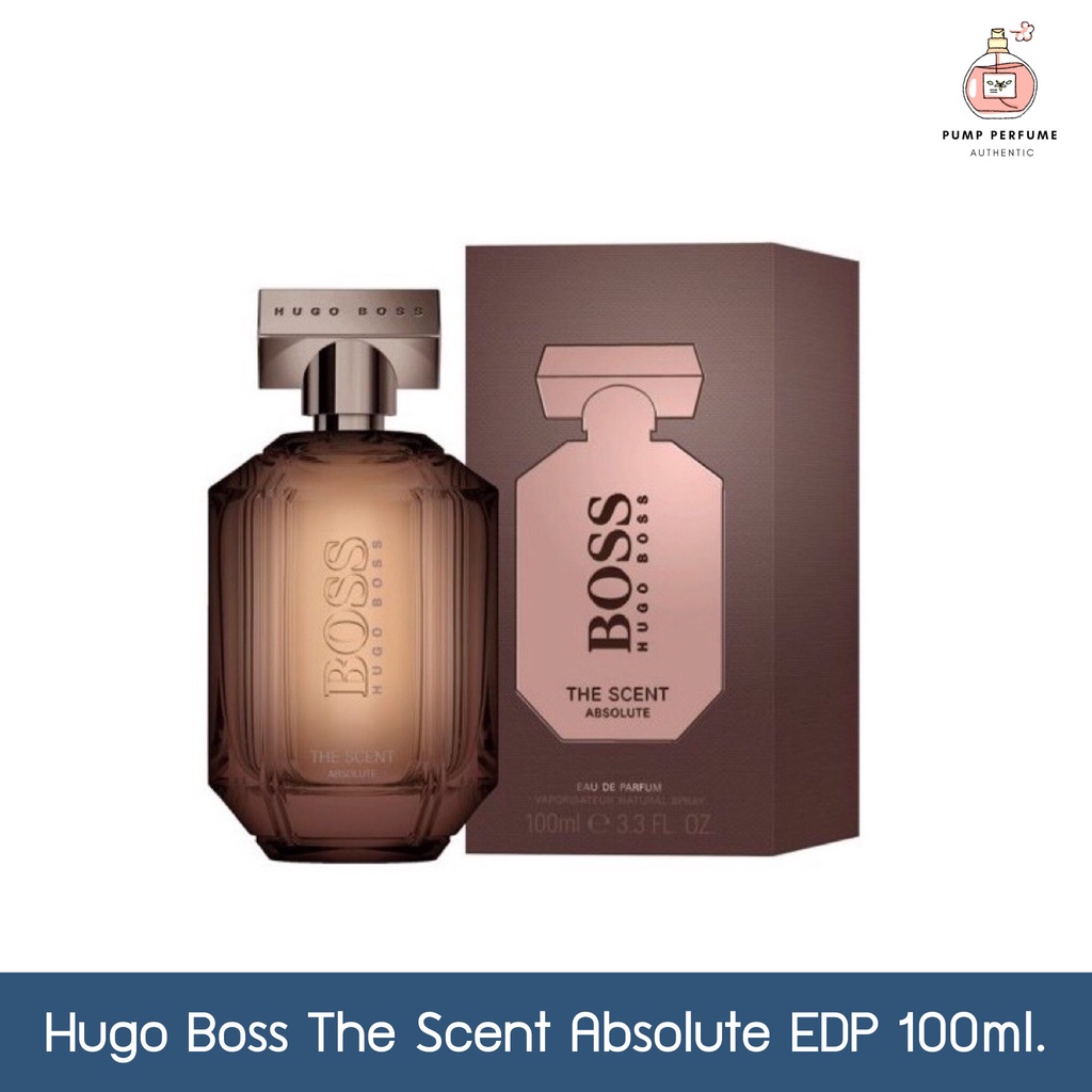 🔥ส่งฟรี+10% Coin Cashback🔥น้ำหอมผู้หญิง hugo boss the scent absolute for her EDP 100ml.