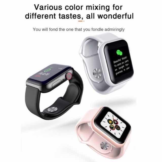 Smart Watch D28 นาฬิกาอัจฉริยะ จอสี ทัชสกรีน นับก้าวเดิน วัดหัวใจ GPS ความดัน แคลอรี
