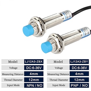 Lj12a3-4-z/bx LJ12A3-4-Z/BY พร็อกซิมิตี้สวิตช์เซนเซอร์ตรวจจับ NPN/PNP DC 6-36V