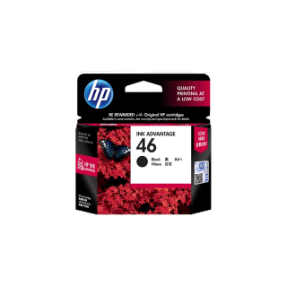 ตลับหมึกปริ้นเตอร์ HP 46 Original Ink Advantage Cartridge (หมึก 3 สี Tri-color/หมึกสีดำ Black) ตลับหมึก HP แท้