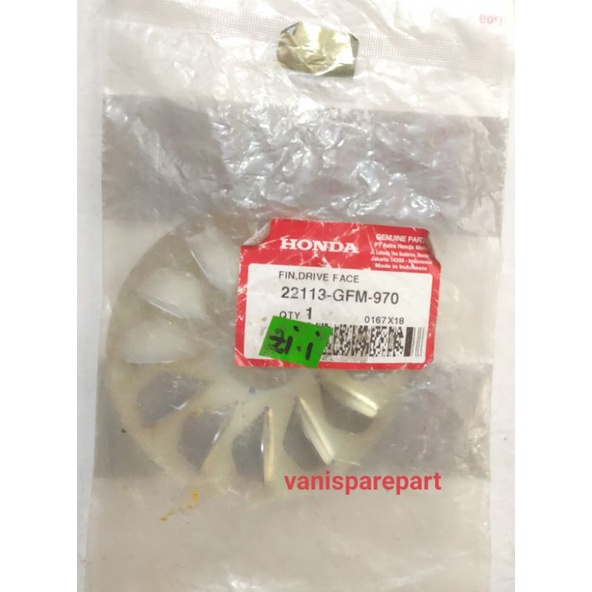 FIN DRIVE FACE Cvt Fan Beat Fi Scoopy Esp Spacy Fi AHM 22113 GFM 970