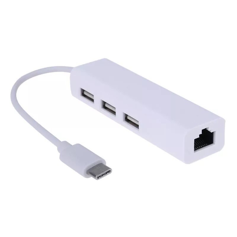 Type C to LAN + HUB USB 3 Port Yklk