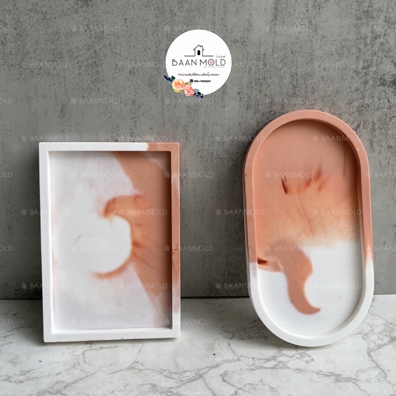 (พร้อมส่ง) แม่พิมพ์ซิลิโคน พิมพ์ปูนปลาสเตอร์  พิมพ์เรซิ่น แม่พิมพ์ถาดปูน แม่พิมพ์ diy ราคา ถูกที่สุด ดีลบีเคเค แกลเลอรีภาพที่ 9