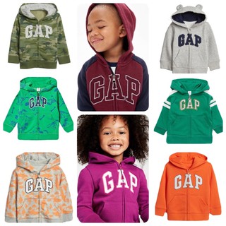 Baby Gap เสื้อกันหนาวเด็ก เสื้อฮู้ด สเวตเตอร์ ใส่ได้ทั้งเด็กผู้ชายและเด็กผู้หญิง (ขลิบป้าย)