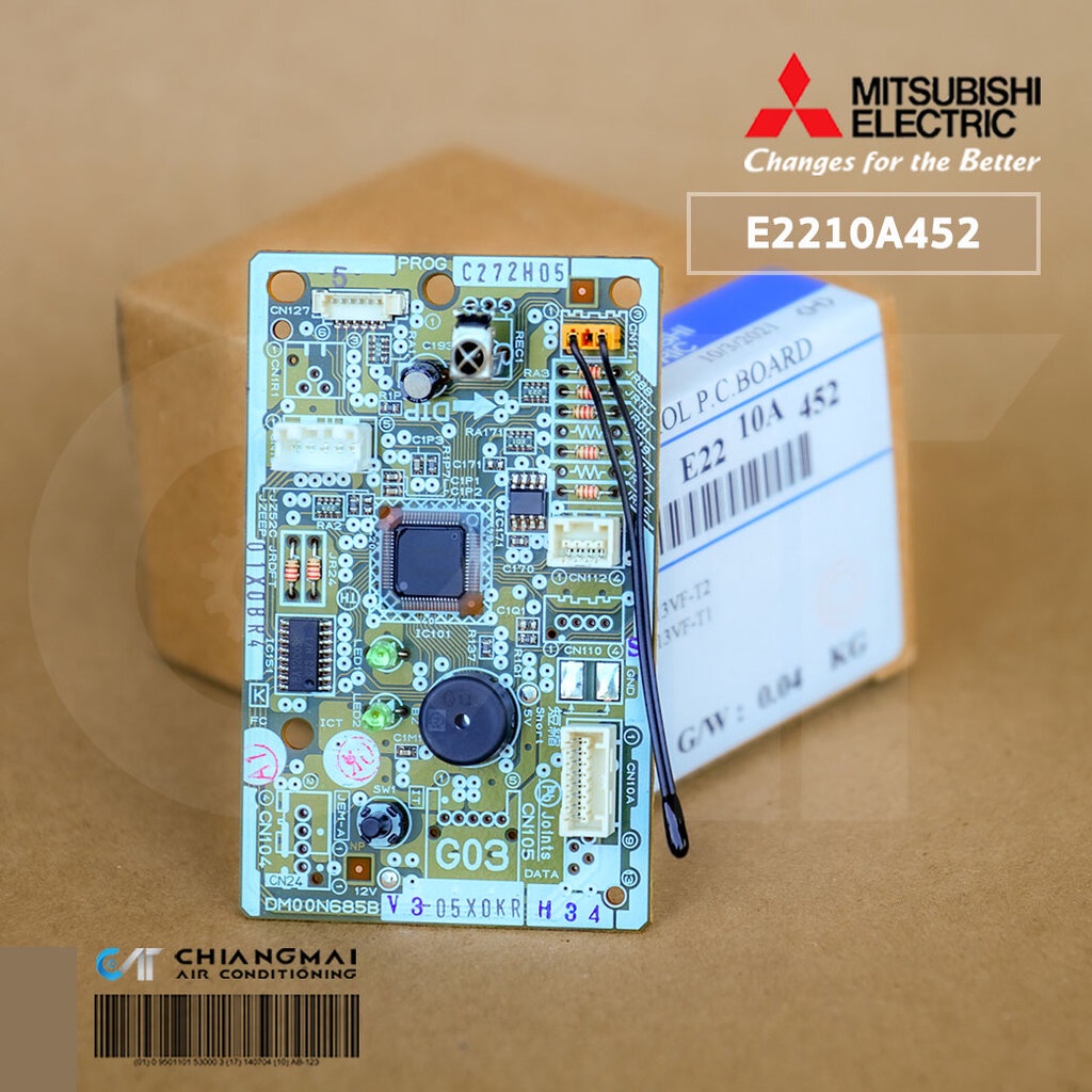 E222U3452 (ใช้แทน E2210A452) แผงรับสัญญาณรีโมทแอร์ Mitsubishi Electric ตัวรับสัญญาณแอร์มิตซูบิชิ รุ่น MS-GN13VF-T2, M...
