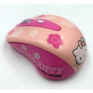 เมาส์เกมมิ่งไร้สาย hello kitty