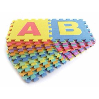 แผ่นรองคลานแบบจิ๊กซอร์ ลาย A-Z 26 แผ่น SIZE 30*30cm#83