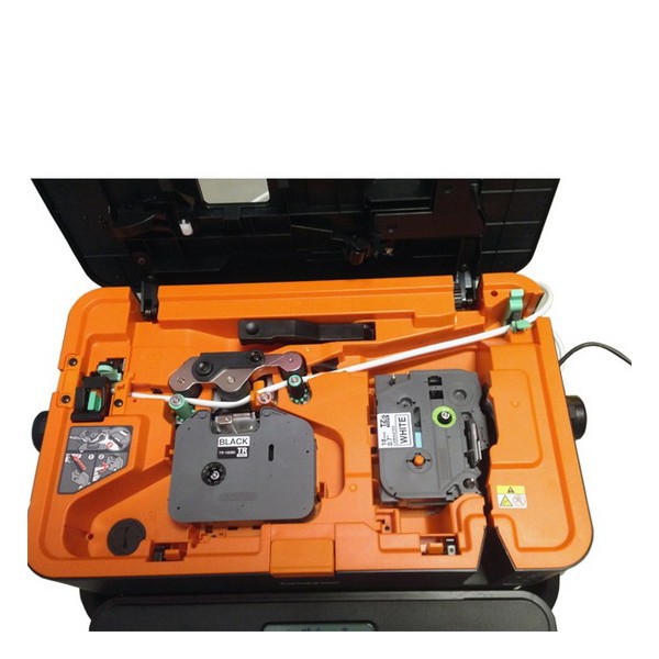 ผ้าหมึก BROTHER ของแท้ TR-100BK ออกใบกำกับภาษีได้   RIBBON เครื่องพิมพ์ปลอกสายไฟ PT-E850 TR100BK